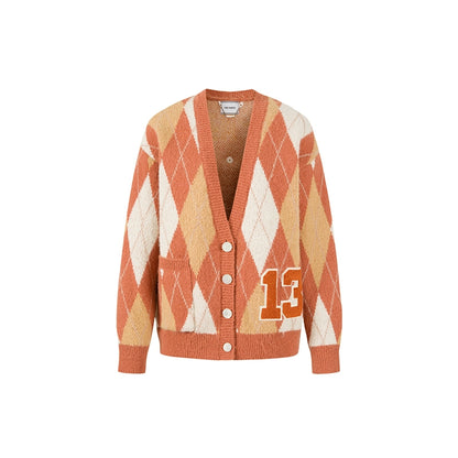 Golden Knit Sweater &amp; Vintage Cardigan Set