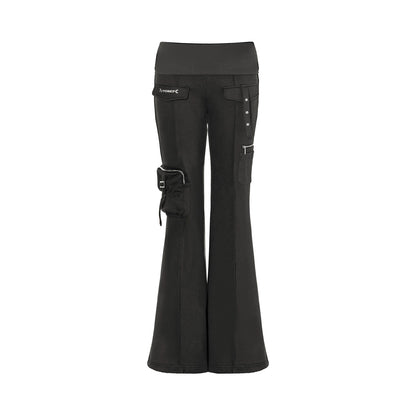 Waist-Cinched Hoodie &amp; Flare Pants Set