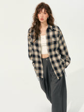 Retro Tassel Checkered Shirt - CHINASQUAD
