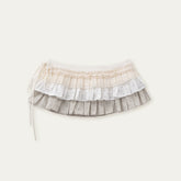 Tiered Polka Dot Layered Skirt - CHINASQUAD