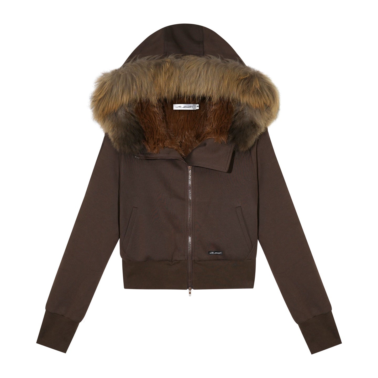 Vintage Hooded Sweatshirt &amp; Flared Sweatpants Set