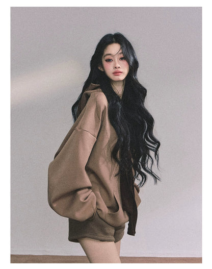 Autumn Leaves Hoodie Three-Piece Set