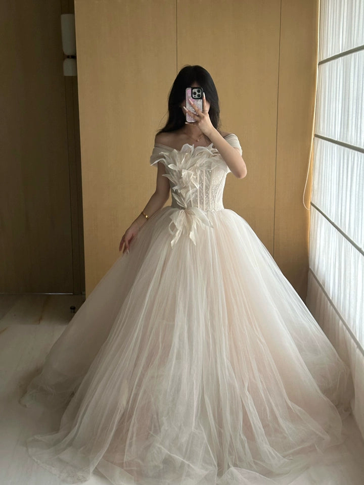 Snowmelt Reverie Couture Gown