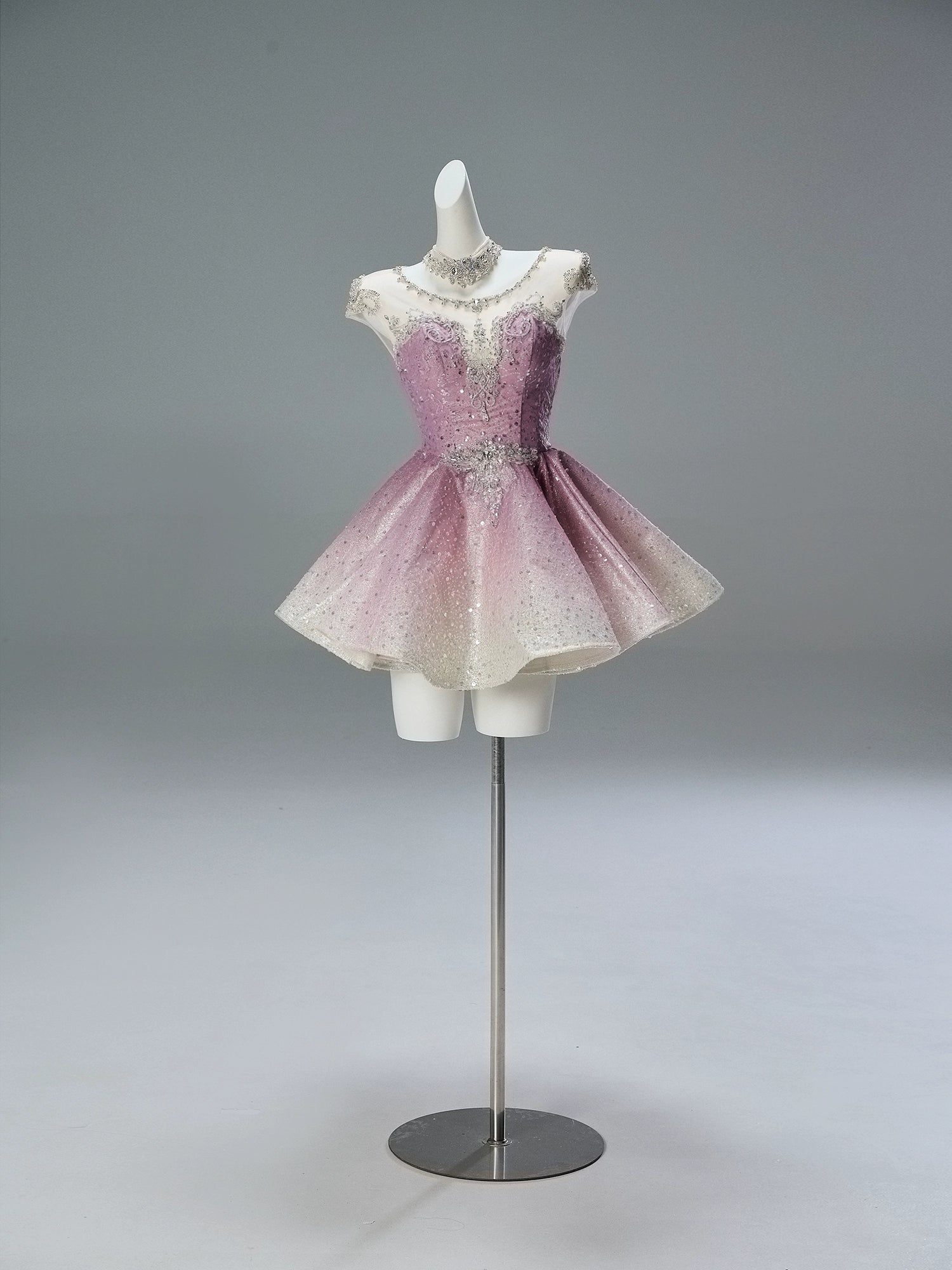 Dreamstar Sequin Tulle Dress with Crystal Accents