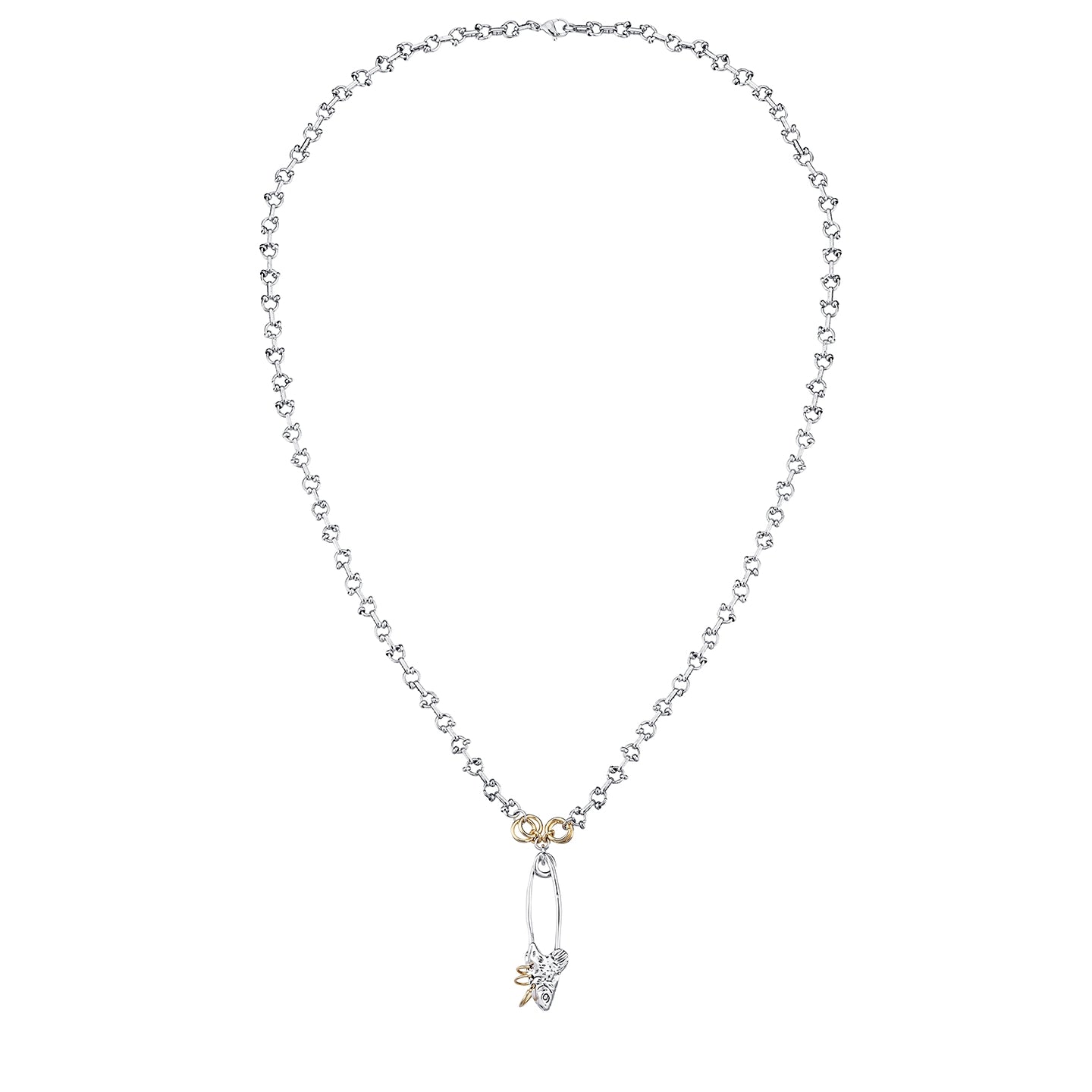 Paperclip Herringbone Necklace