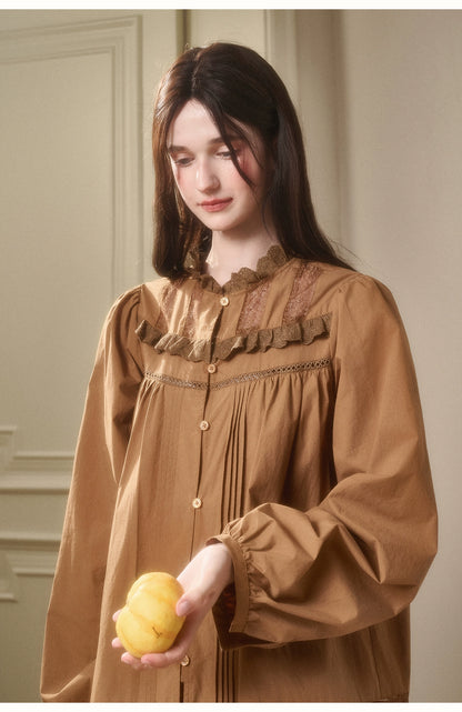 Cosagach Little World Cotton Shirt &amp; Skirt Set