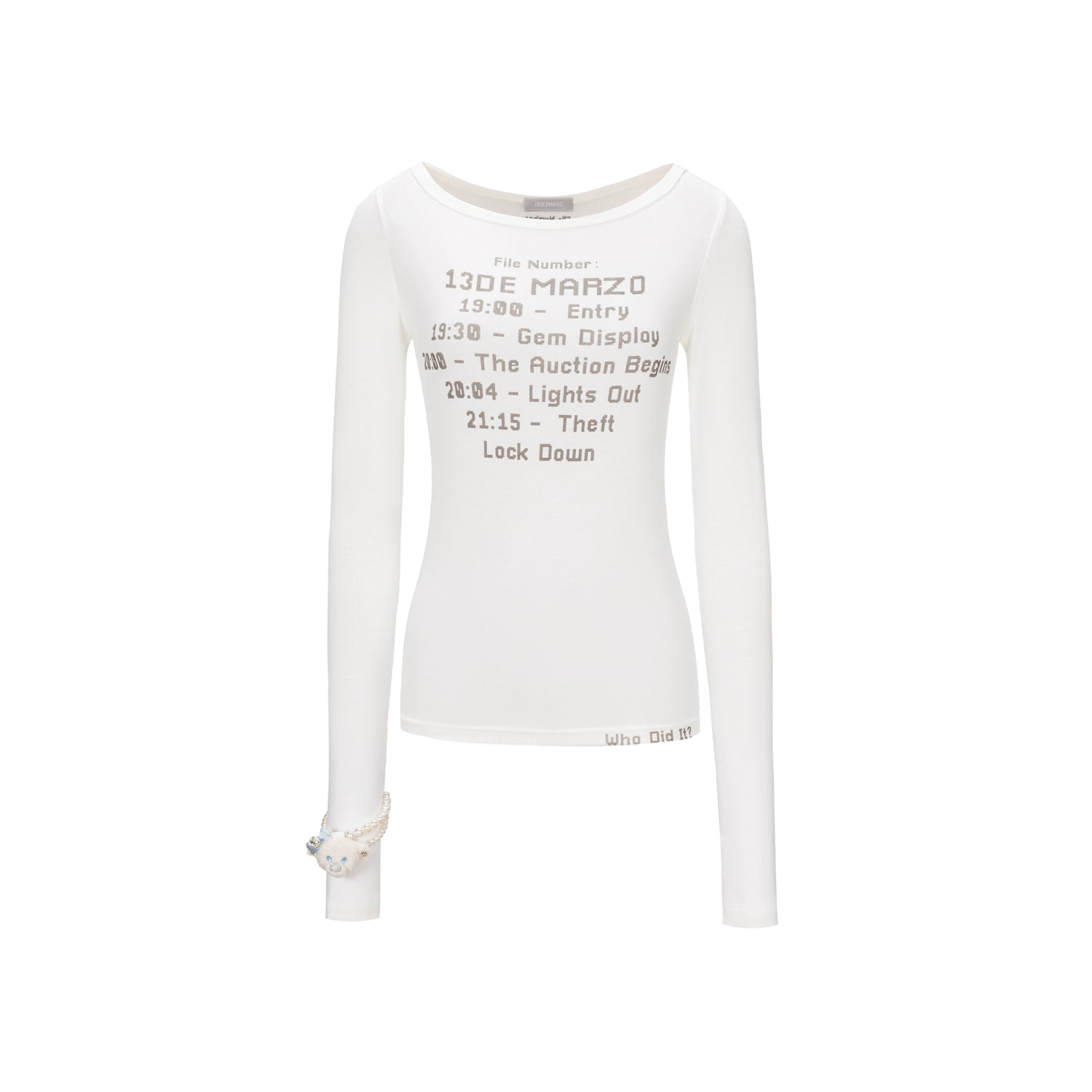 Timeline Fitted Long-Sleeve T-Shirt