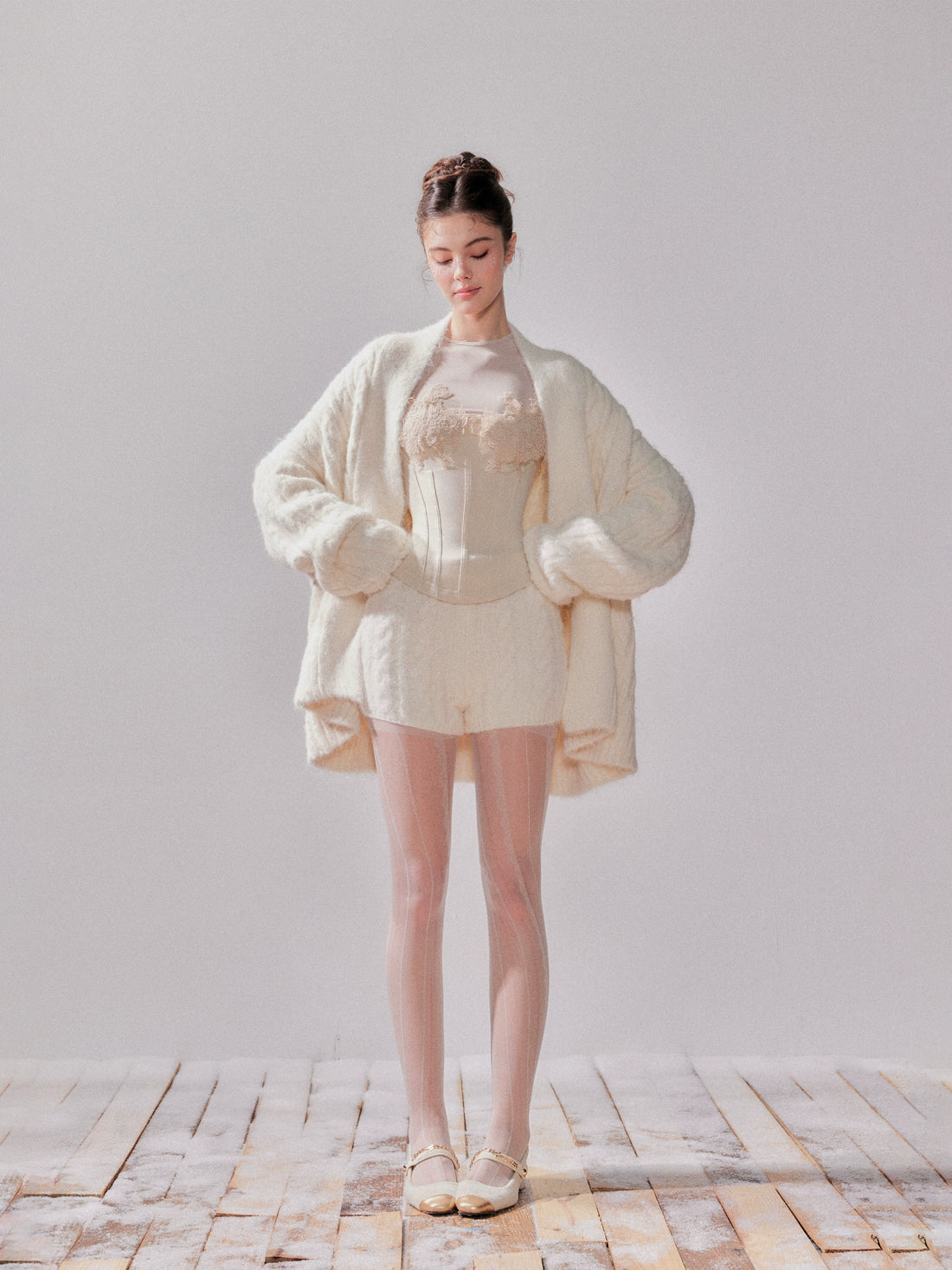 Cloud Cream Cozy Knit Cardigan