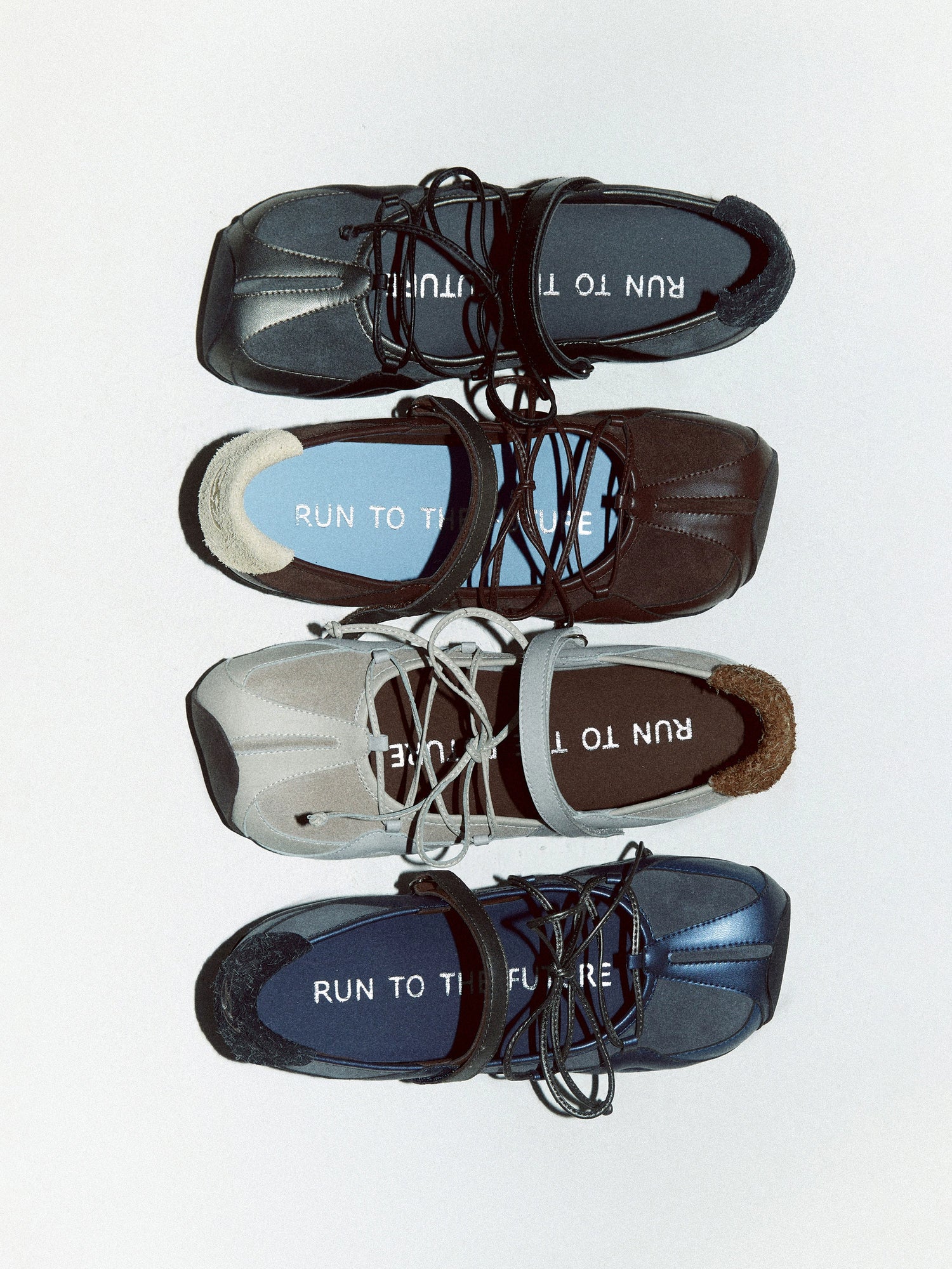 Embroidered Leather Mary Jane Ballet Flats