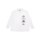 White Long-Sleeve Shirt - CHINASQUAD