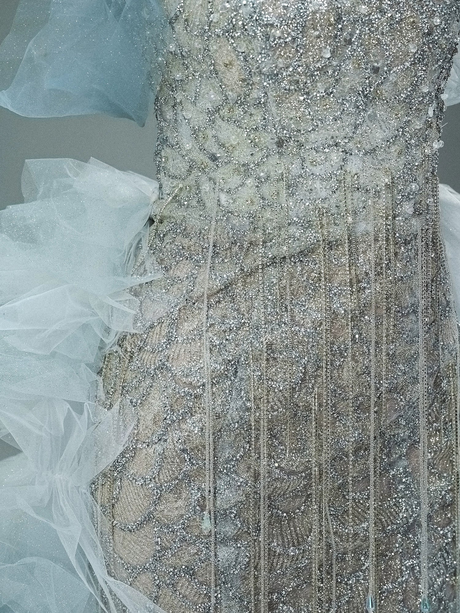 LEIO Crystal Veil Couture Gown