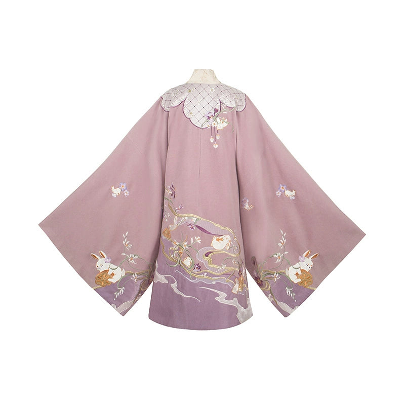 &quot;玉兔少女&quot; Modern-style Hanfu Pifeng