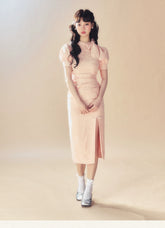 Pink Cheongsam Dress - CHINASQUAD