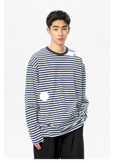 Striped Long-Sleeve T-Shirt - CHINASQUAD