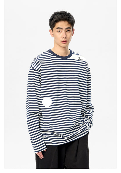 Striped Long-Sleeve T-Shirt - CHINASQUAD