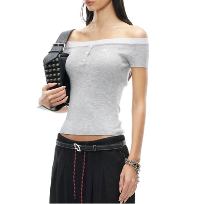 Versailles Off-Shoulder Tee
