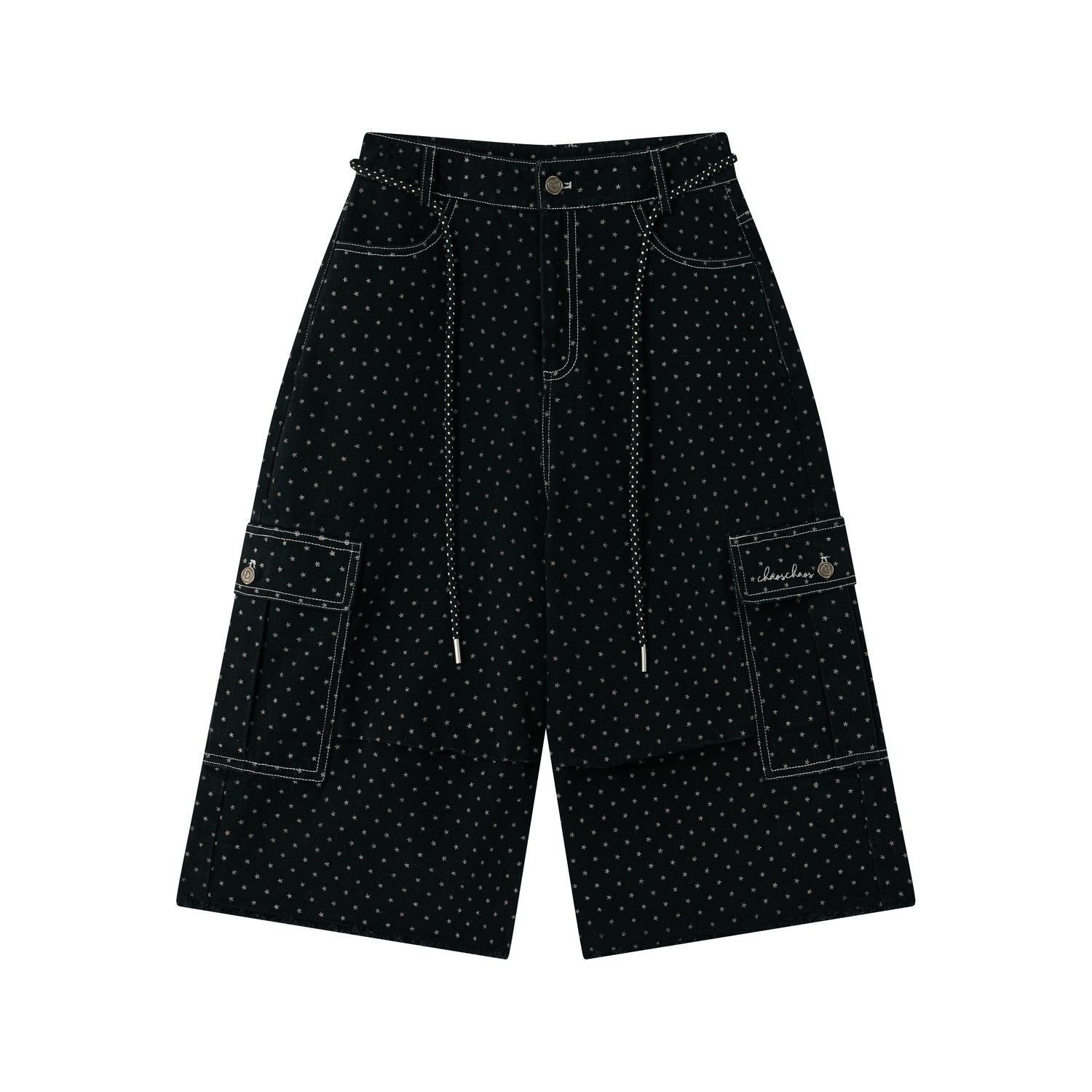 Vintage Washed Cropped Denim Pants