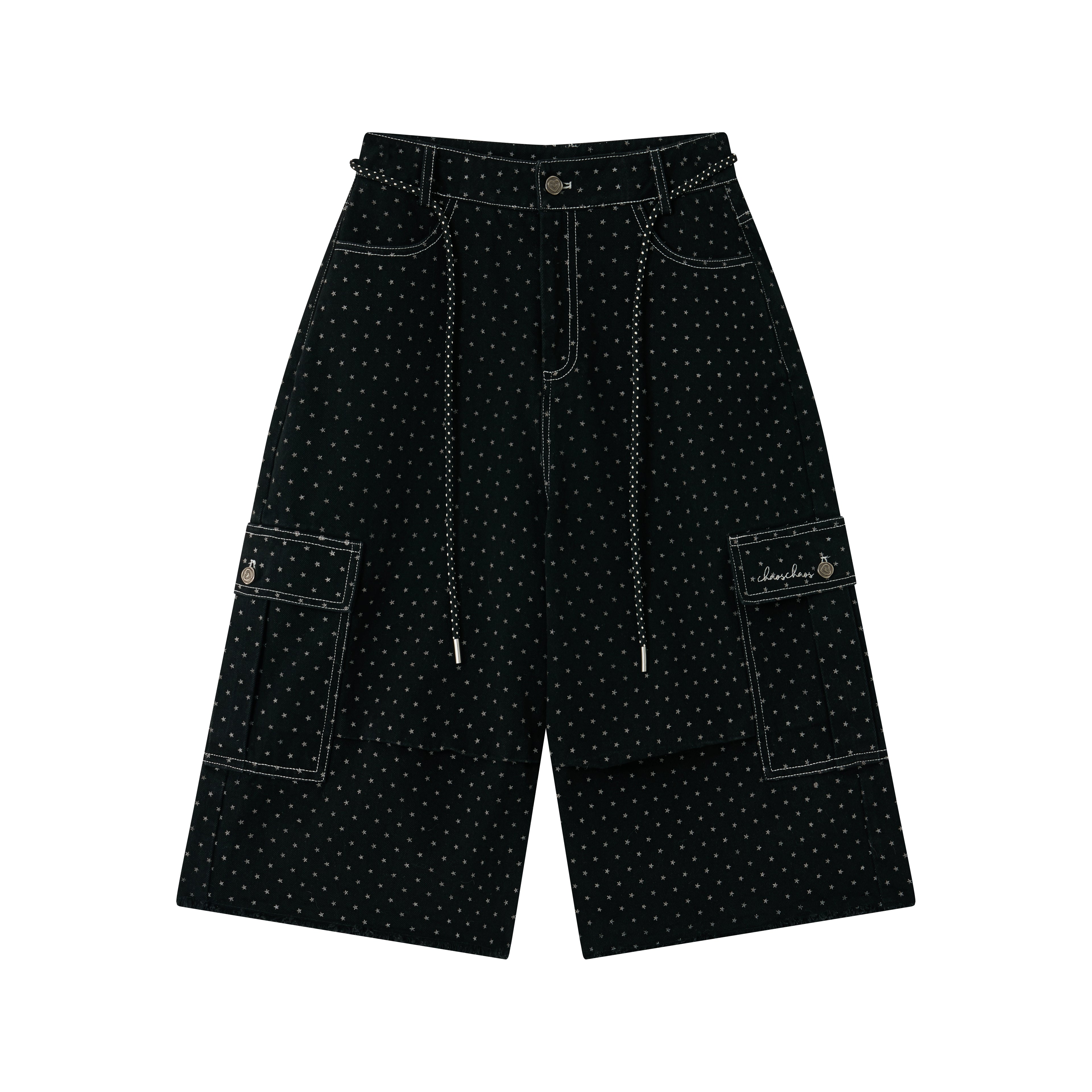 Vintage Washed Cropped Denim Pants