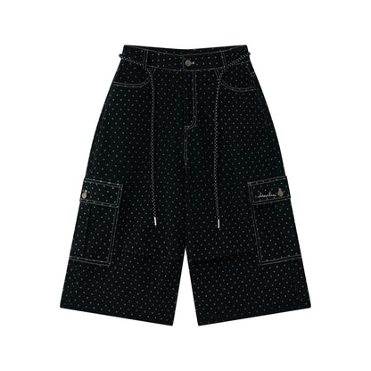 Vintage Washed Cropped Denim Pants