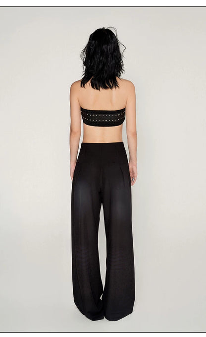 Studded PU Pin-Buckle Belt