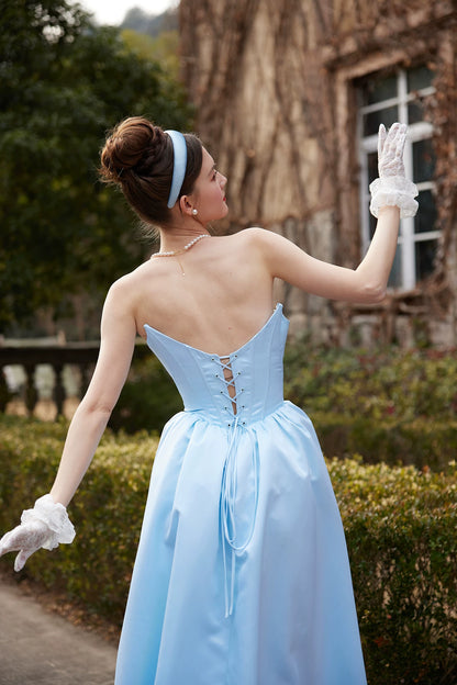 Cinderella Princess Satin Corset Gown