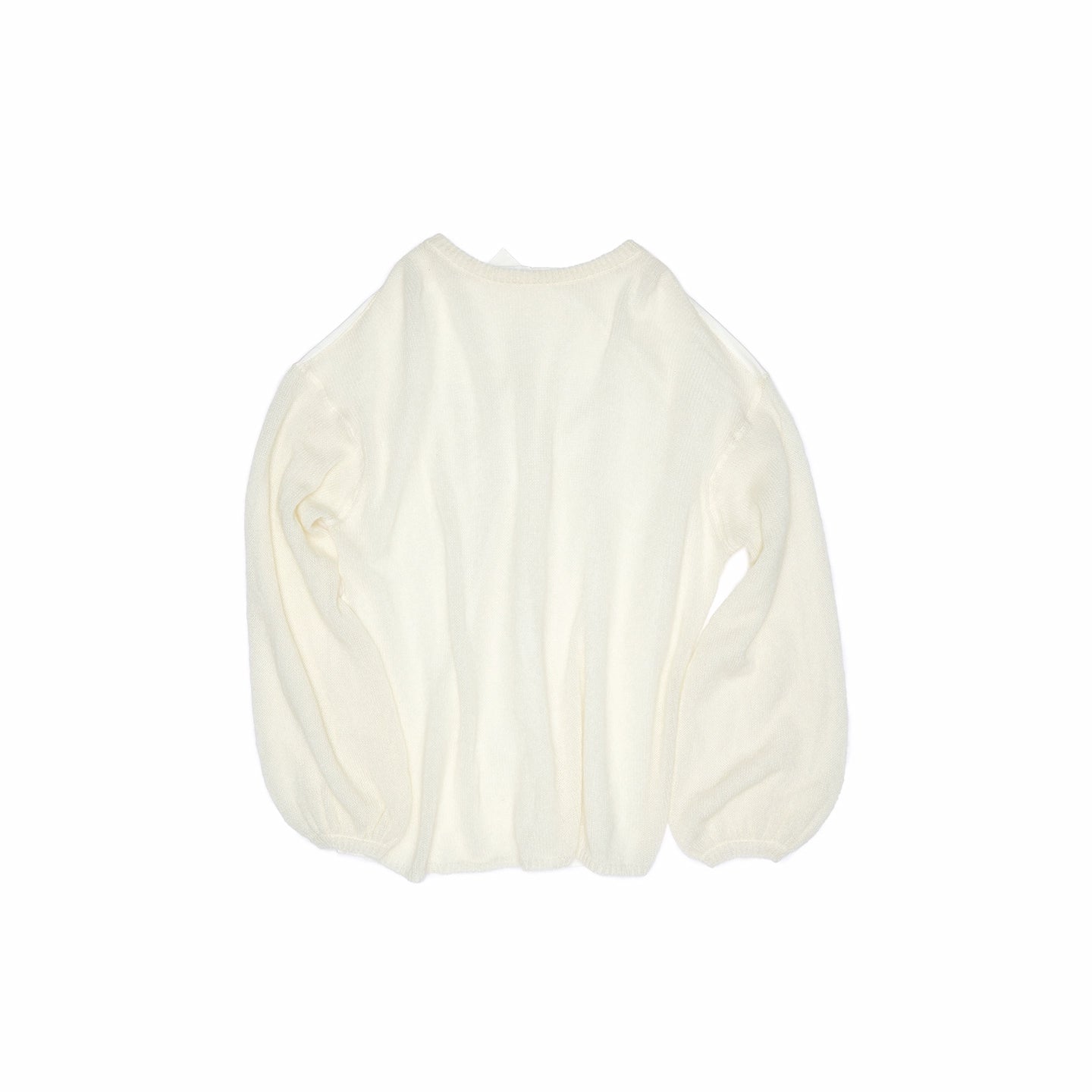 Mohair Panel Knit Sweater