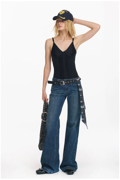 Embroidered Slim Fit Camisole