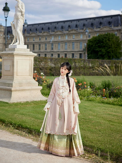 &quot;桃花扇语&quot; Modern-Style Hanfu Set