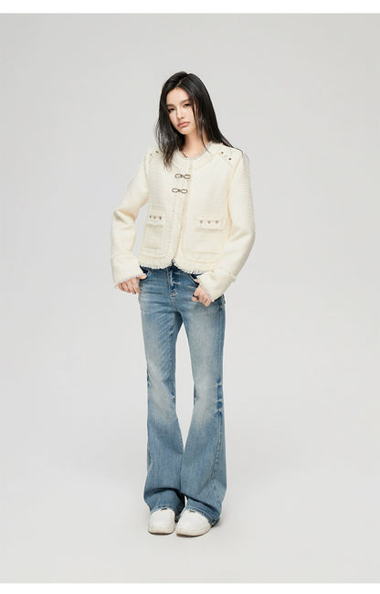 2-in-1 Flared Jeans - CHINASQUAD