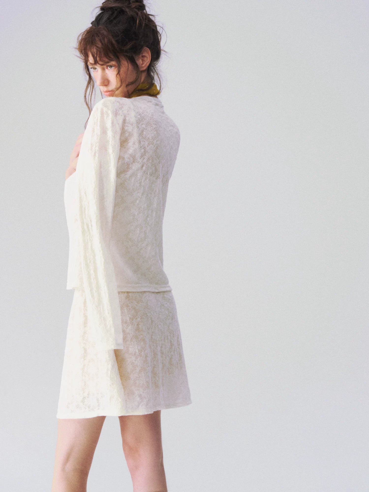Jacquard Texture Slip Dress