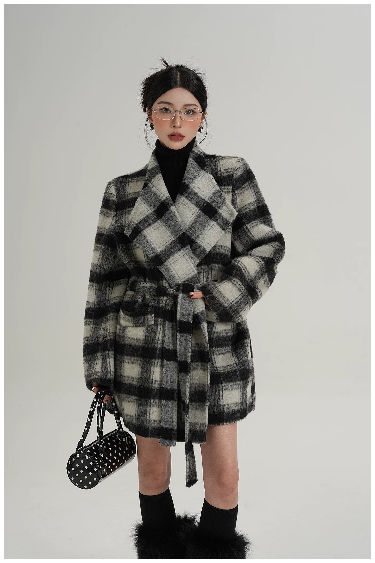 Double-Faced Wool Mid-Length Coat