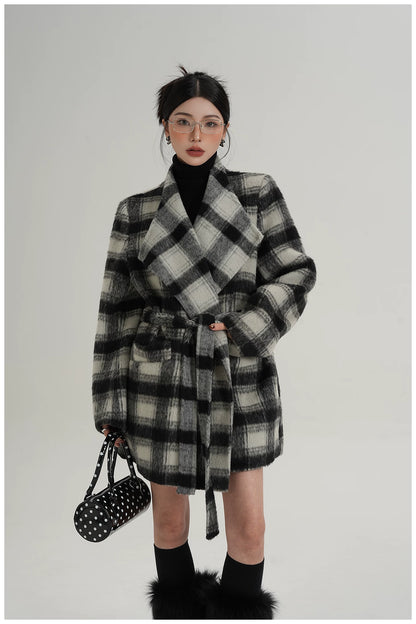 Double-Faced Wool Mid-Length Coat