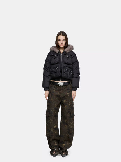 Structured Pocket Down Jacket