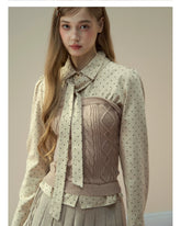 Polka Dot Preppy Shirt - CHINASQUAD