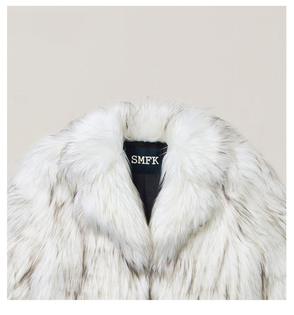 Cross Relic Wilderness Hunter Cropped Faux Fur Jacket