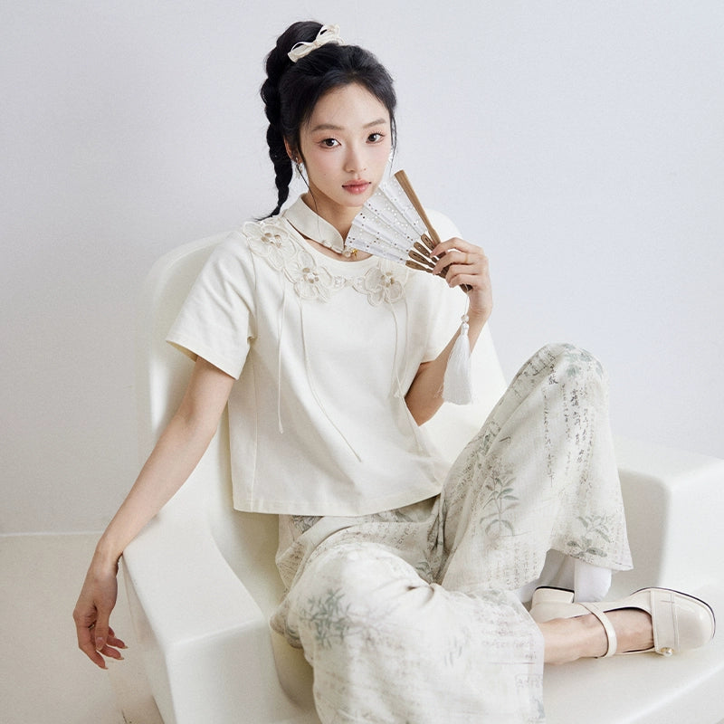 &quot;弄梅&quot; Modern-style Hanfu Set