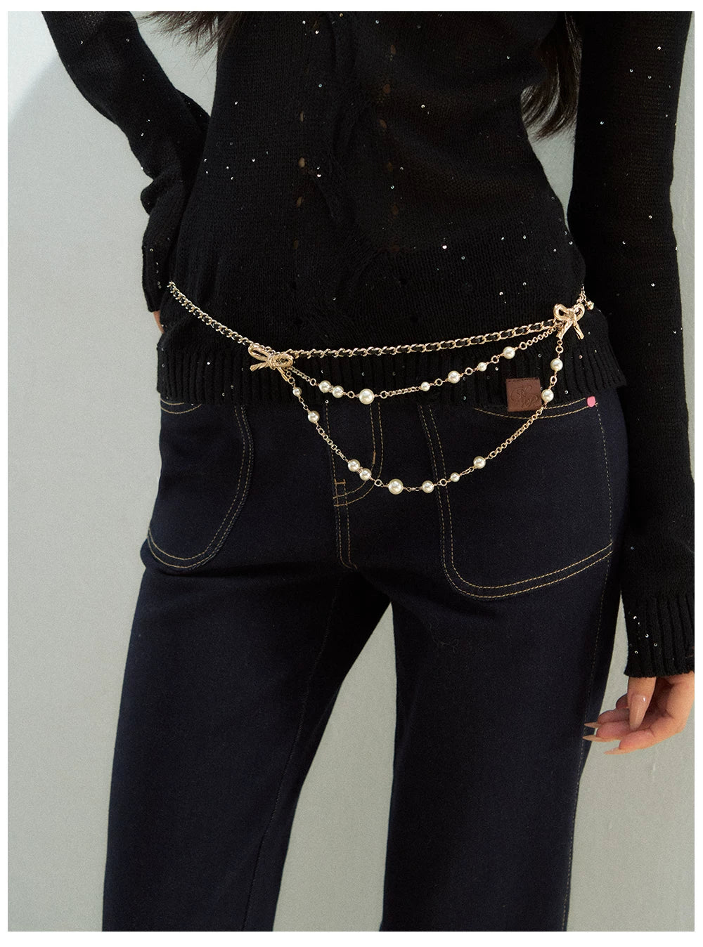 Layered Decorative Waist Chain