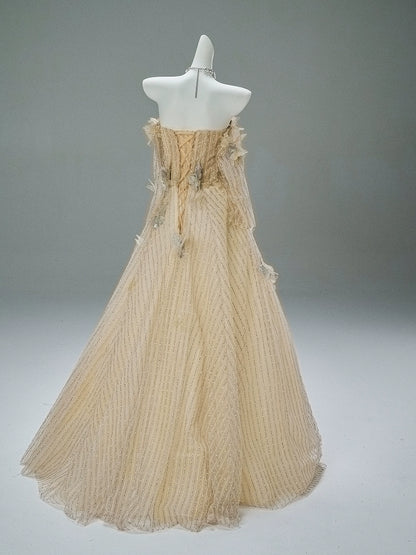 Eternal Butterfly Adorned Couture Gown