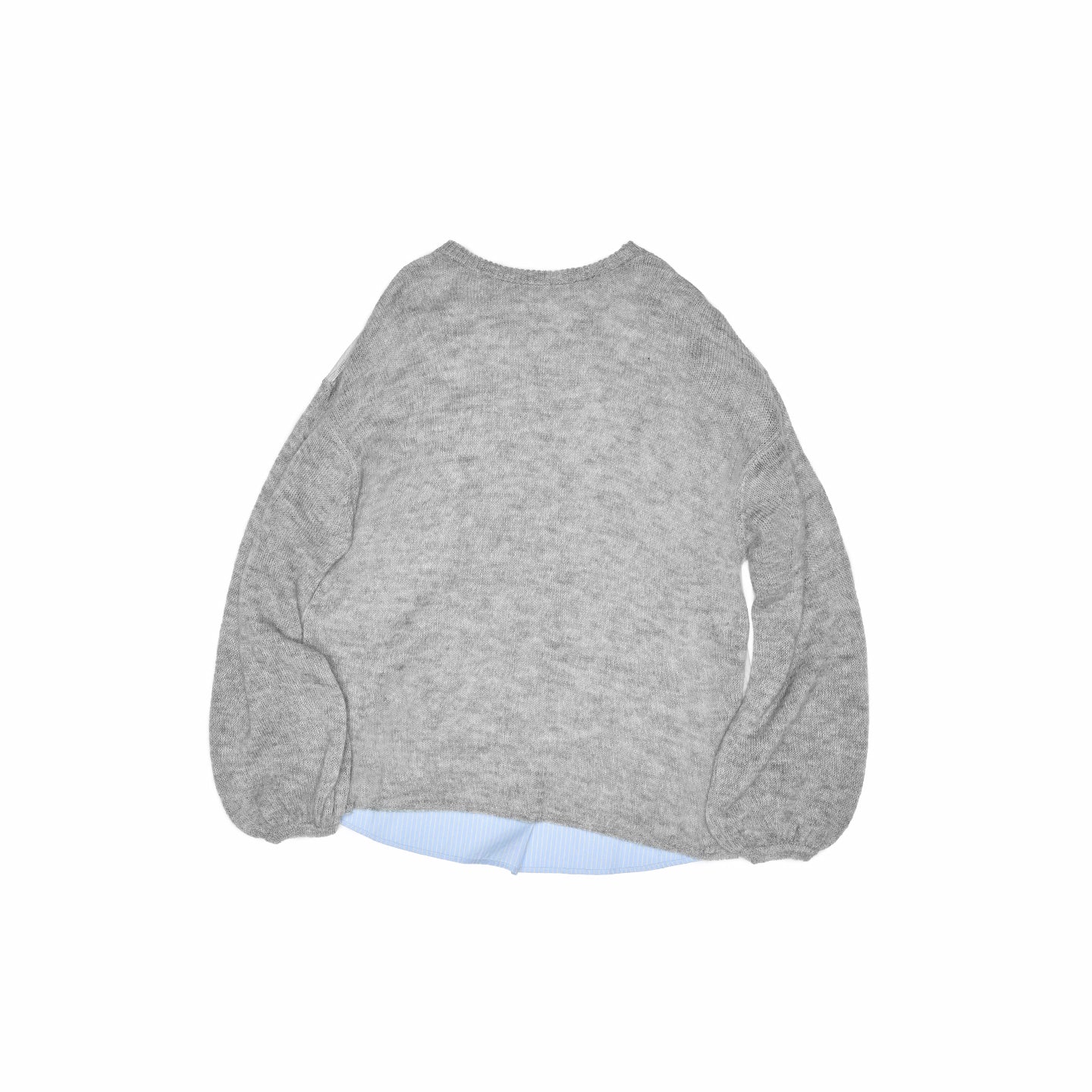 Mohair Panel Knit Sweater