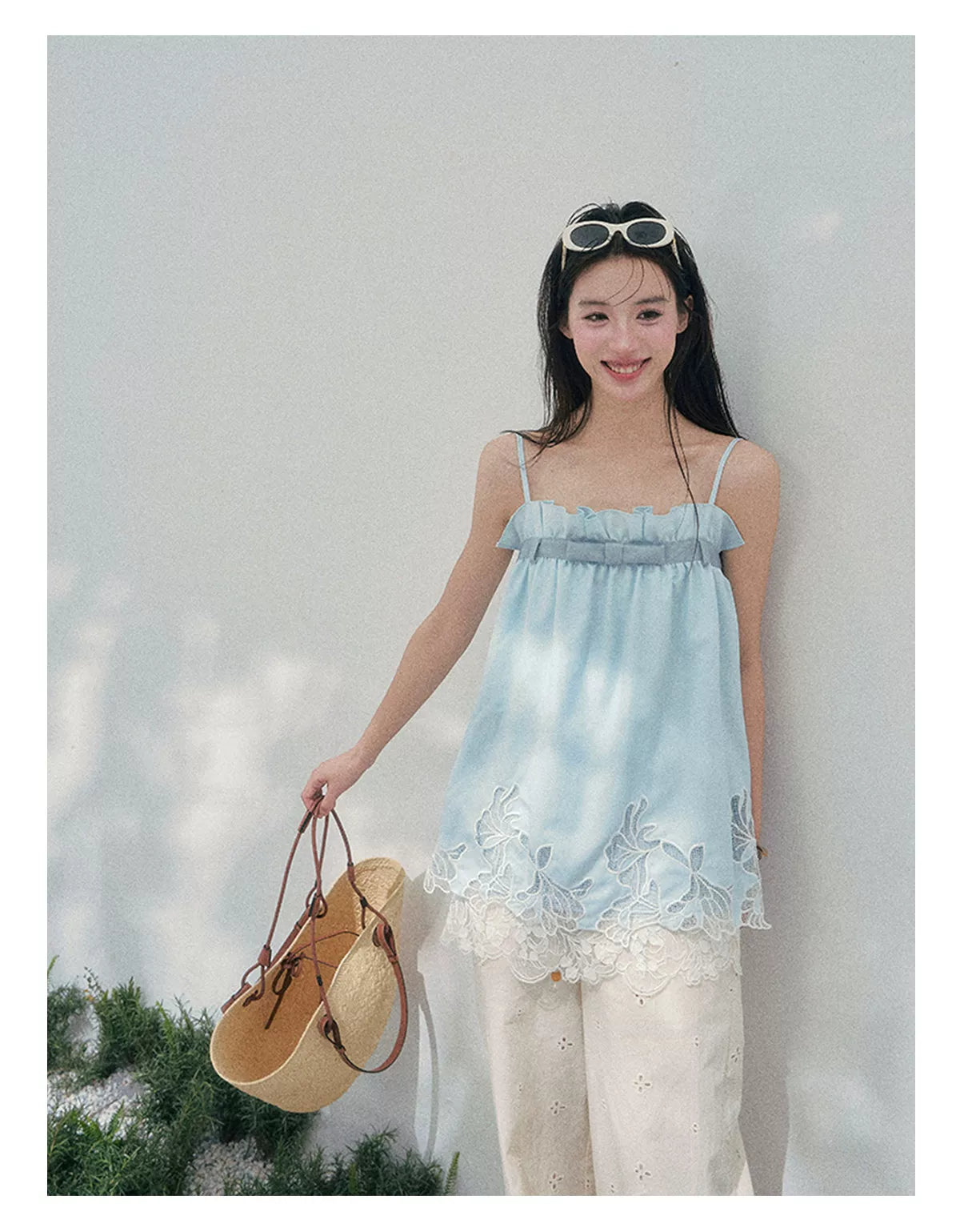 Bouquet Summer Lace Camisole Top