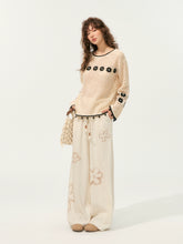 Hollow Out Pullover Crochet Crewneck - CHINASQUAD