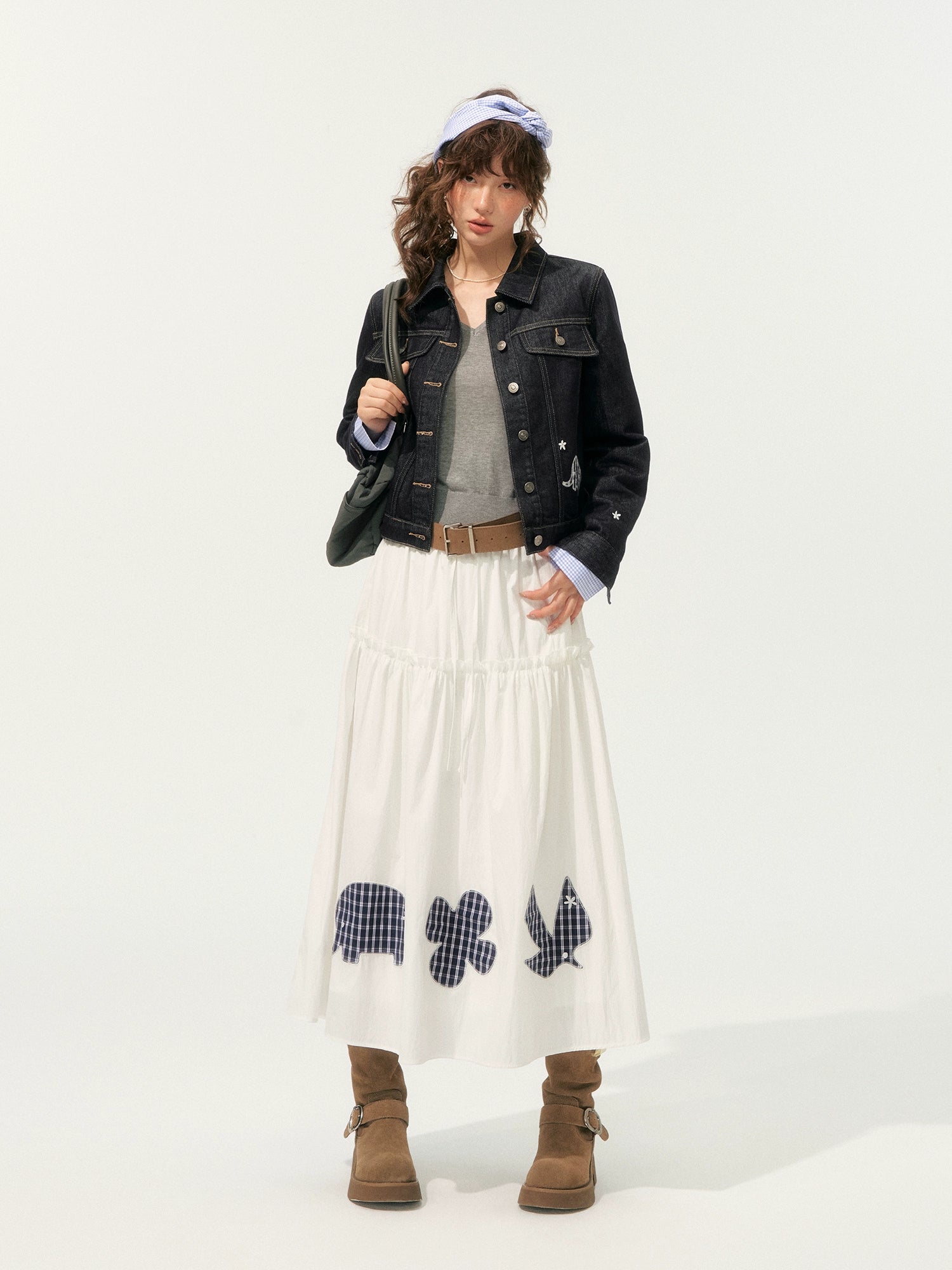 Embroidery Retro Denim Jacket