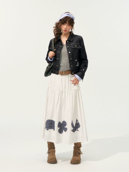 Embroidery Retro Denim Jacket