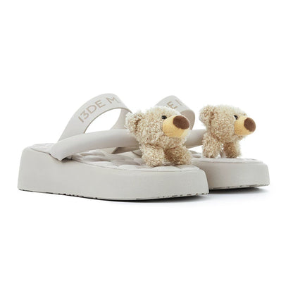 Cute Platform Thong Sandals