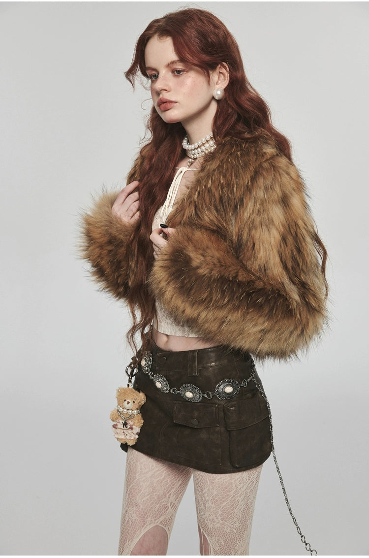 Rat Fur Short Thickened Coat - CHINASQUAD