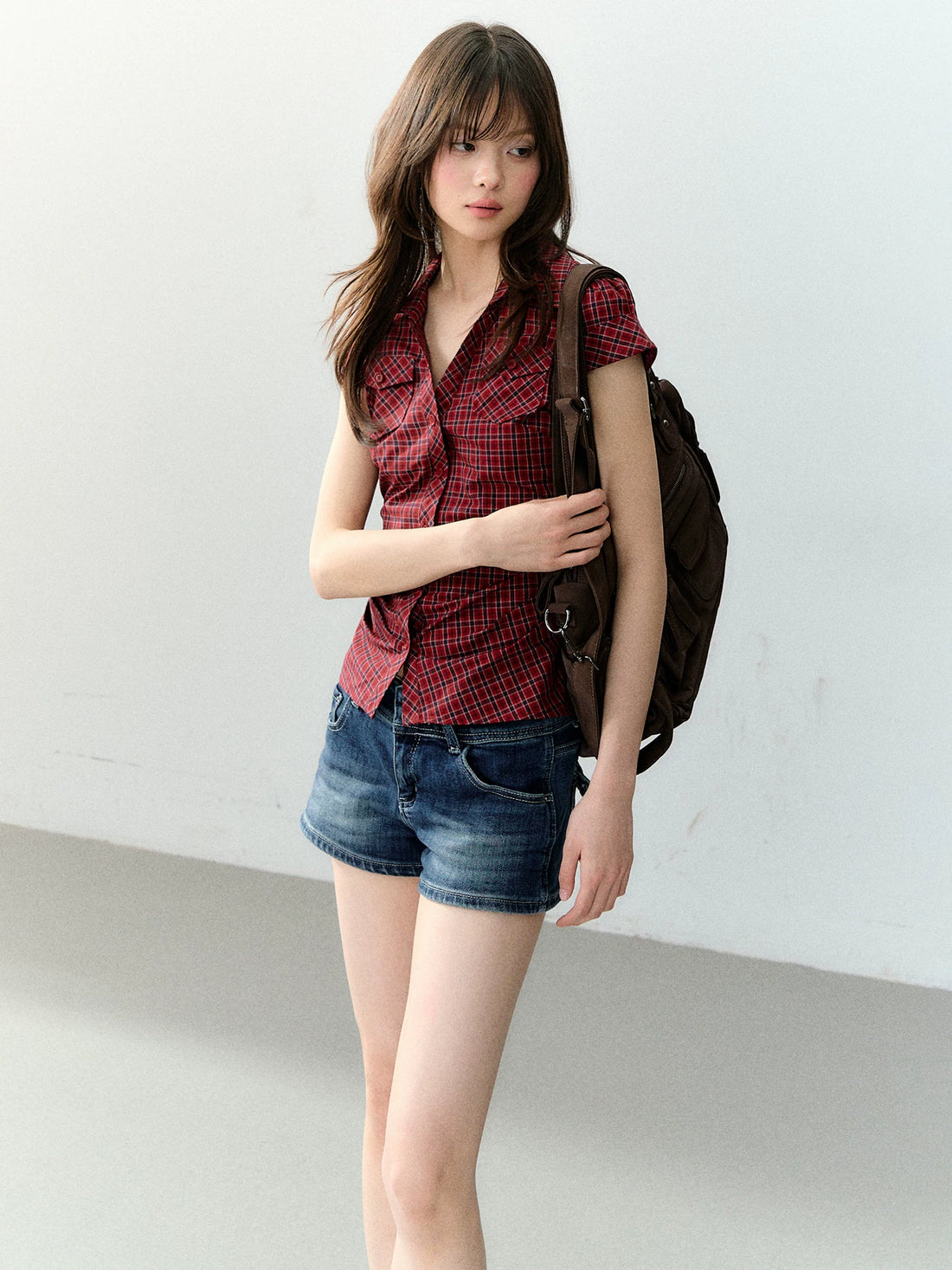 Slim Fit Pocket Short Sleeve Shirt