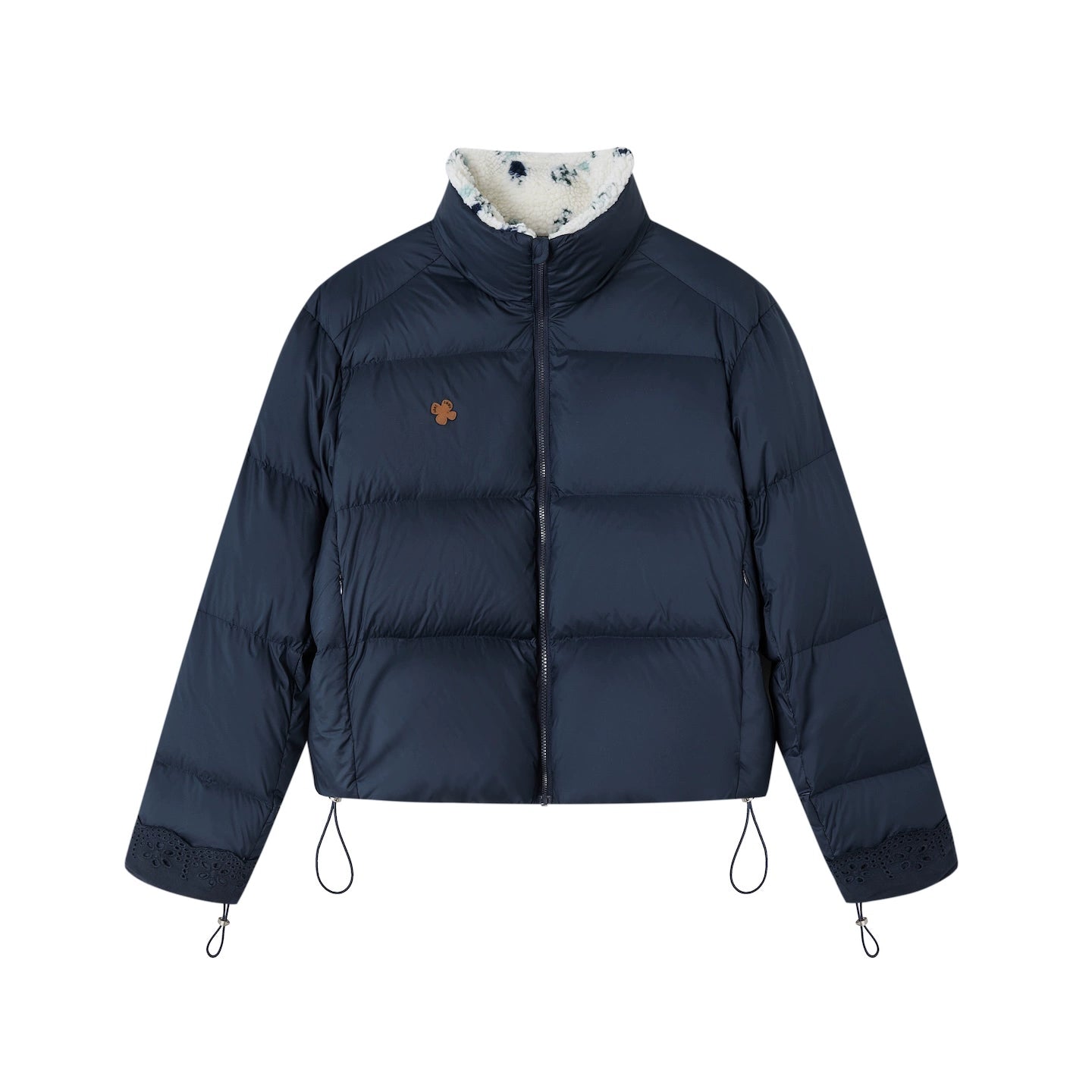 Faux Fur Collar Puffer Jacket