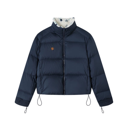 Faux Fur Collar Puffer Jacket