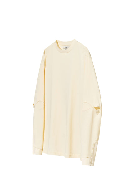 Disjointed Structure Long Sleeve T-Shirt