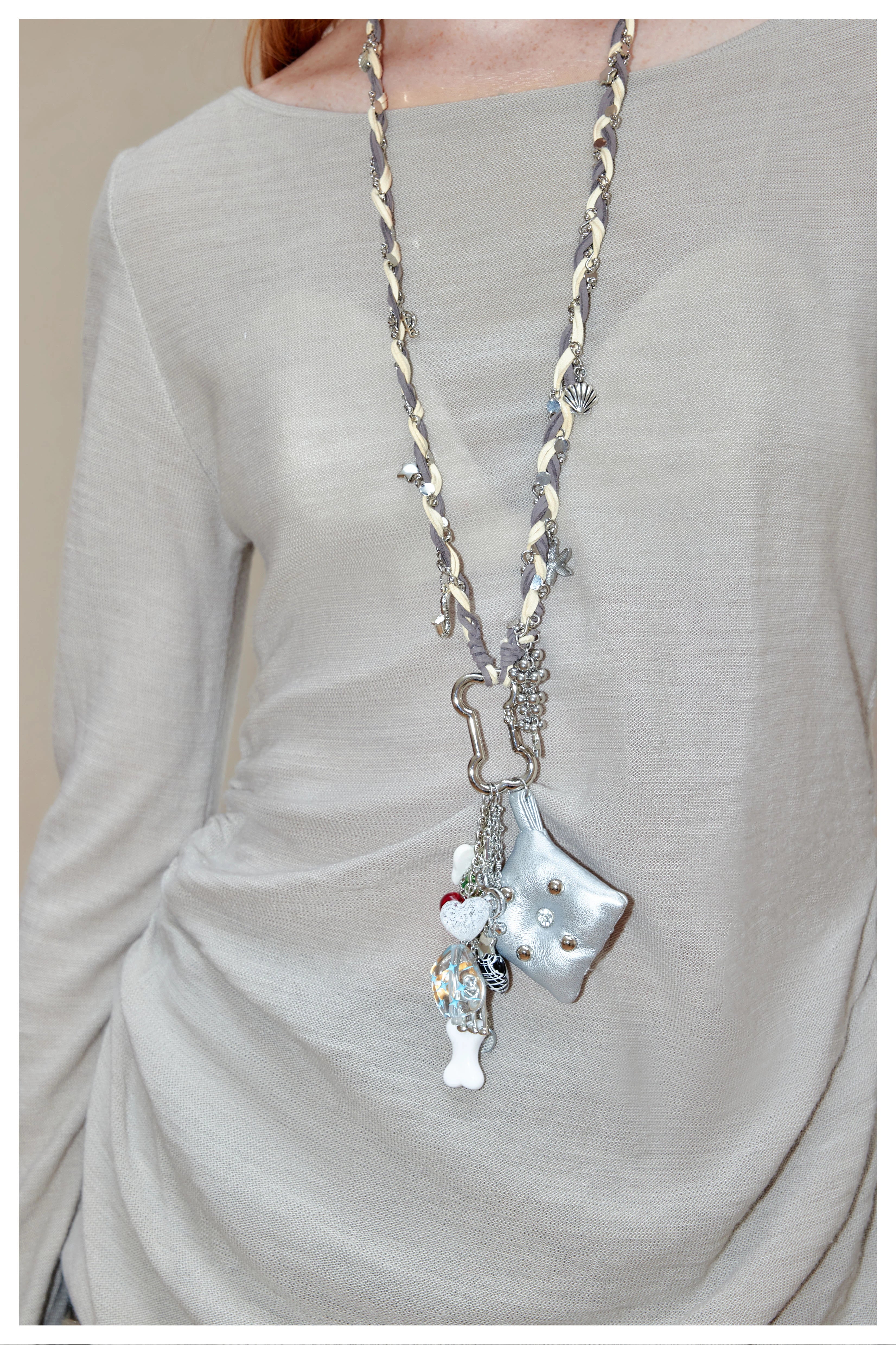 Handmade Punk Long Sweater Chain Necklace